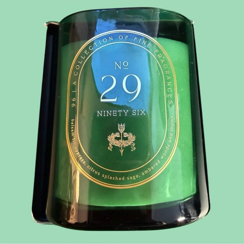 NINETY SIX No. 29 Candle Set with Gold Wick Trimmer